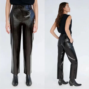 Aritzia | Babaton The New Command Pant in Black Gloss 4 Patent B16